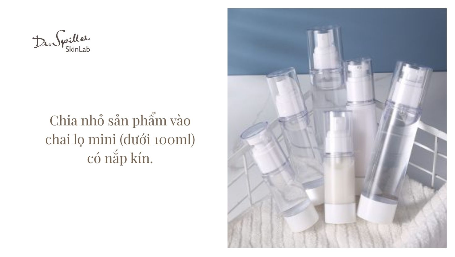 Cách bảo quản sản phẩm skincare đúng cách khi đi xa