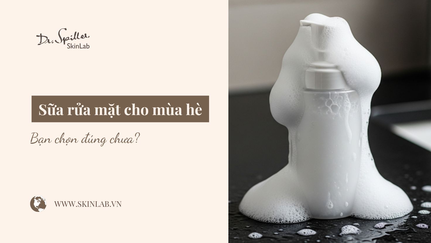sữa rửa mặt cho mùa hè