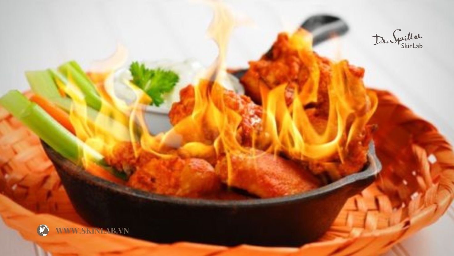 Ảnh hưởng tiêu cực của đồ cay nóng đến da