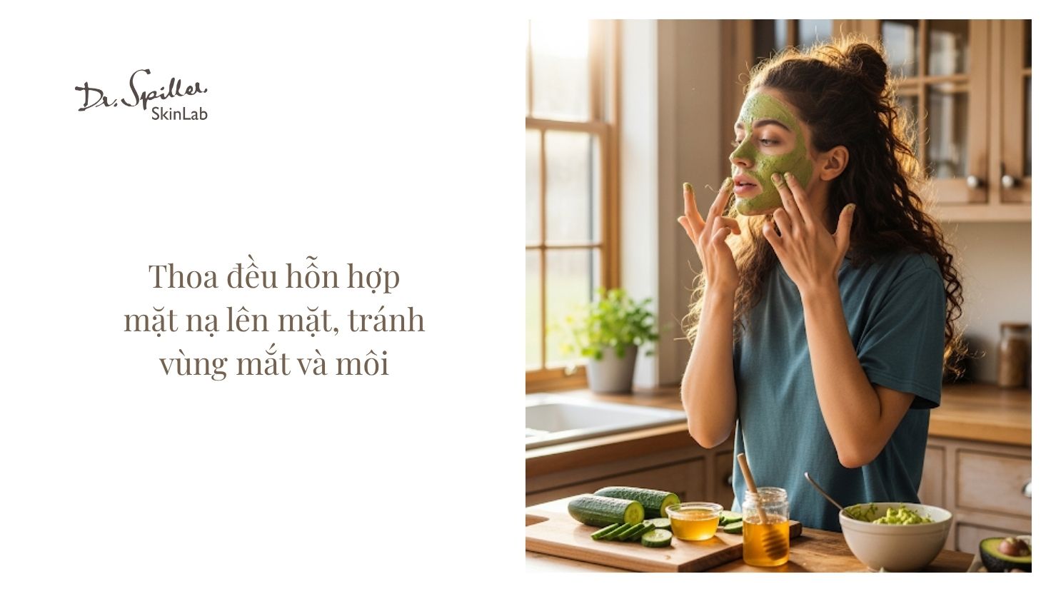 Đắp mặt nạ giúp da thư giãn