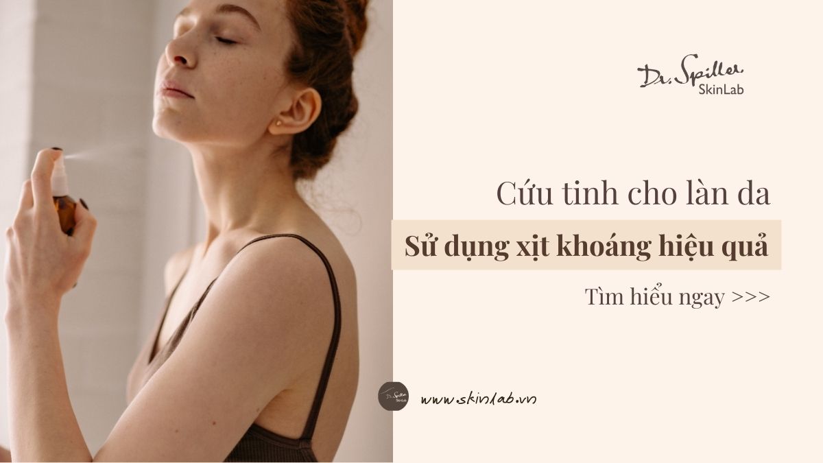 xịt khoáng khi di chuyển nhiều