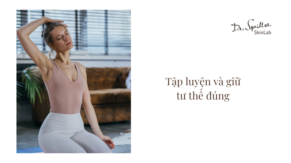 Bạn nên tập các bài tập cho cổ một cách đều đặn giúp kích thích tuần hoàn máu.