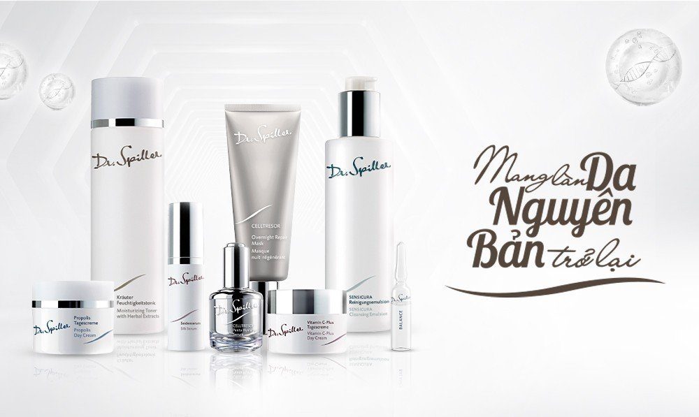 Mỹ phẩm sinh học phục hồi da có khả năng làm dịu, khôi phục các tổn thương da do môi trường và thời gian gây ra.