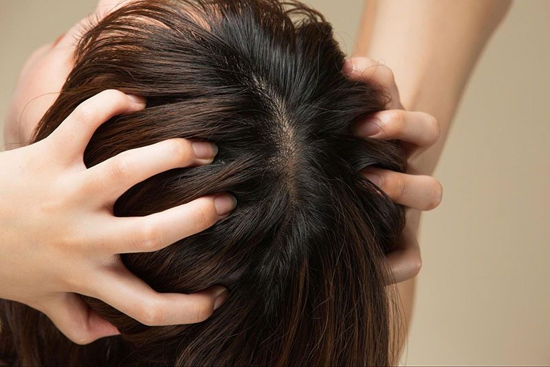Massage da đầu giúp giảm rụng tóc bằng cách kích thích tuần hoàn máu đến các nang tóc