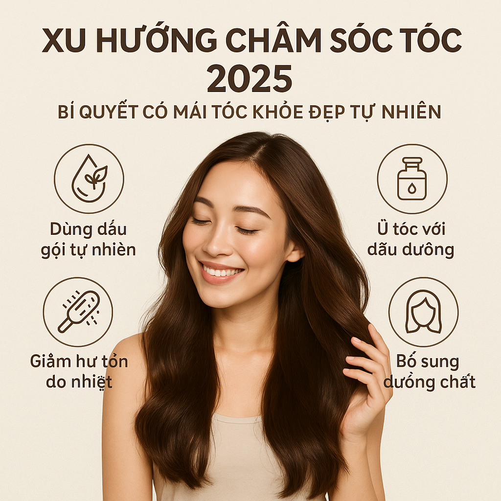 Áp dụng mẹo chăm sóc tóc chắc khỏe từ chân đến ngọn để duy trì vẻ đẹp tự nhiên